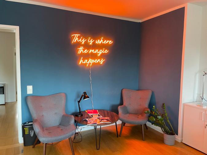 Sitzecke in unserem Office in der Nähe des Englischen Gartens