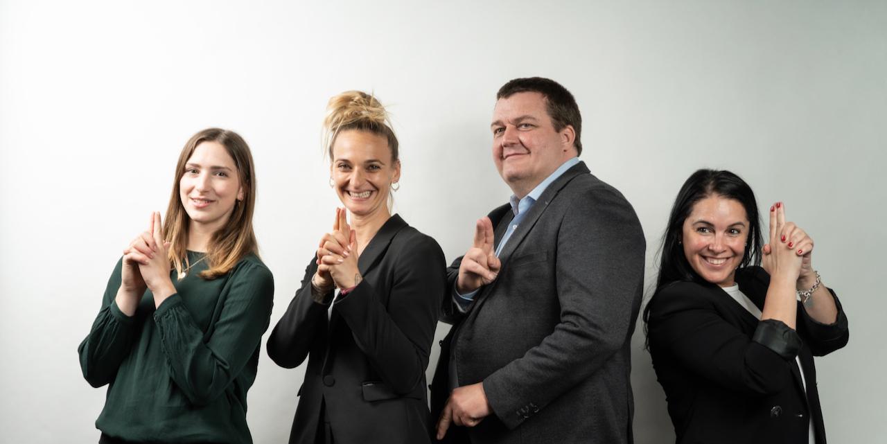 Team 2021 mit Praktikantin