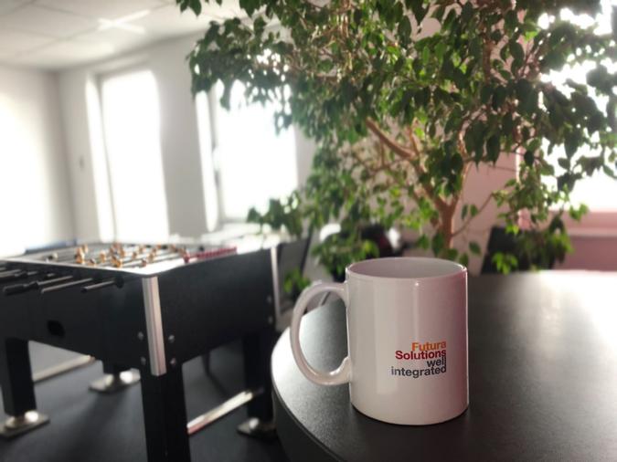 Kicker vor Dachterrassenausgang