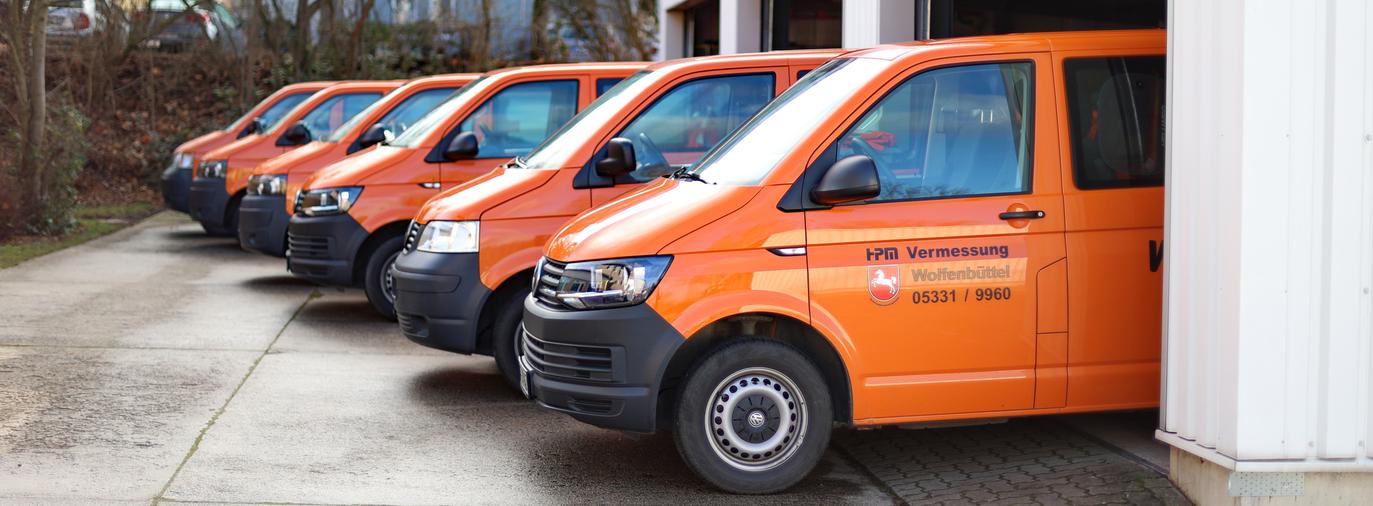 Die Arbeitsplätze unsrer Vermessungstrupps