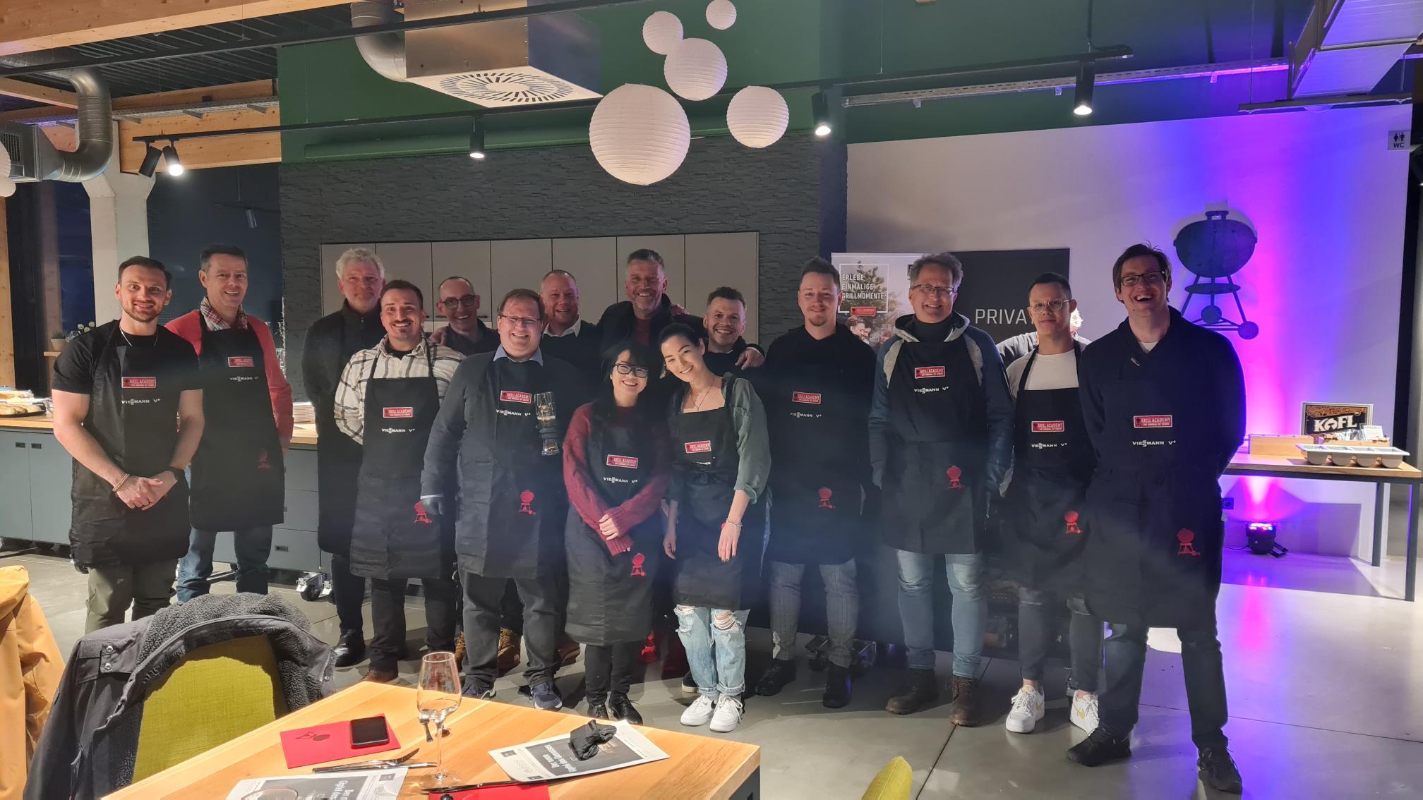 Teamevent bei dem Weber Grillseminar
