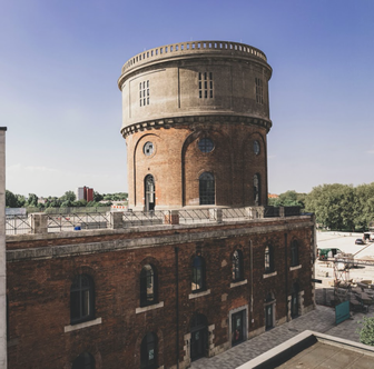 Unser Office mit blick auf die Donau