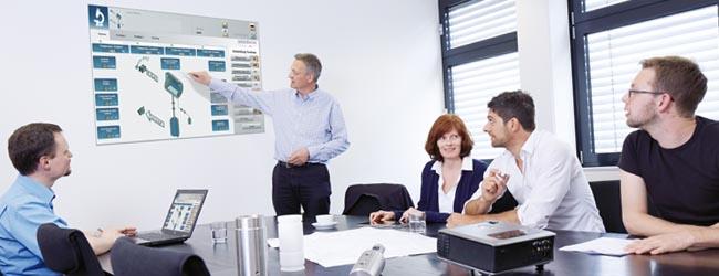 Teamarbeit an einem neuen Projekt