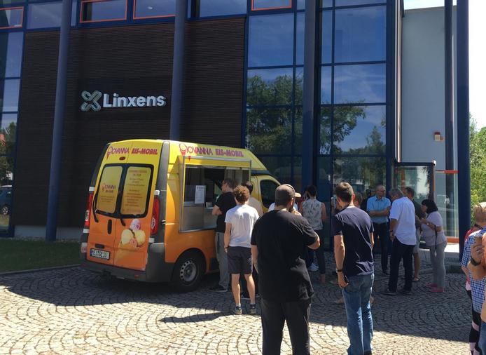 Mitarbeiteraktion Eismobil im Sommer