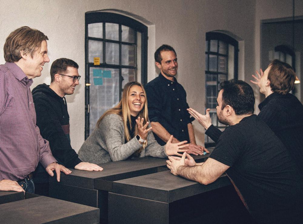 Team im Office in HH