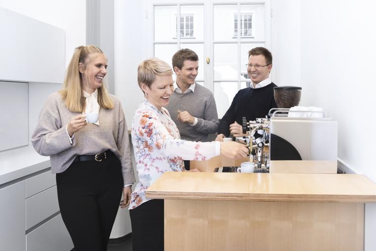 Espressobar der Kanzlei