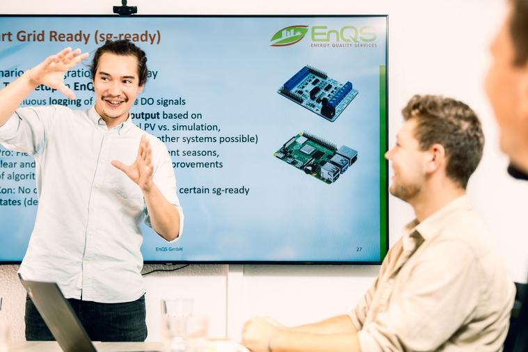 Workshop im EnQS-Besprechungsraum.