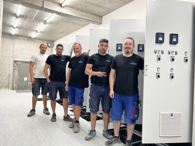 Team Montage MSR-Anlage Wasserwerk