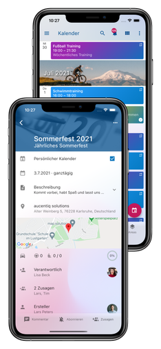Klubraum App - Kalender