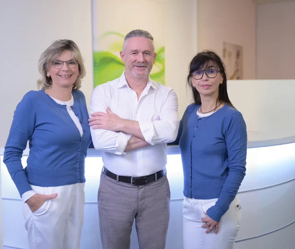 Das Hauptteam vor Ort