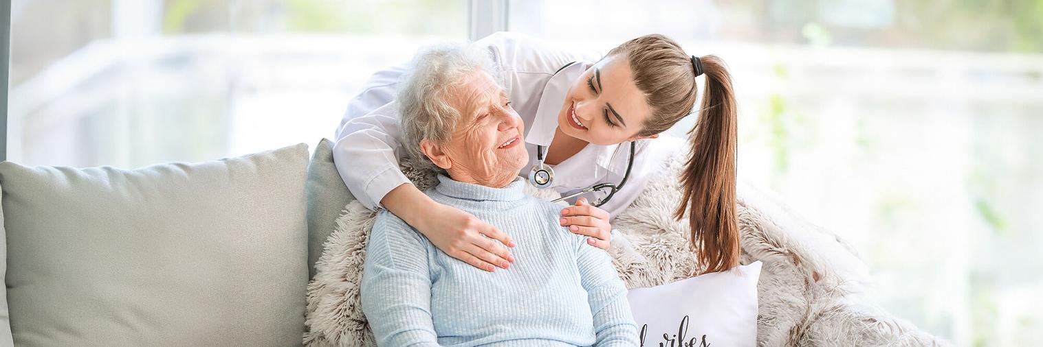 Betreuung einer pflegebedürftigen Frau