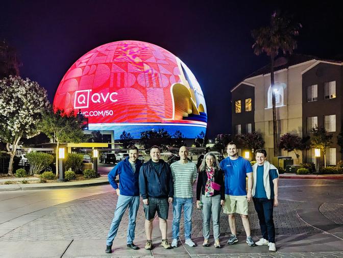 Auf der Messe in den USA