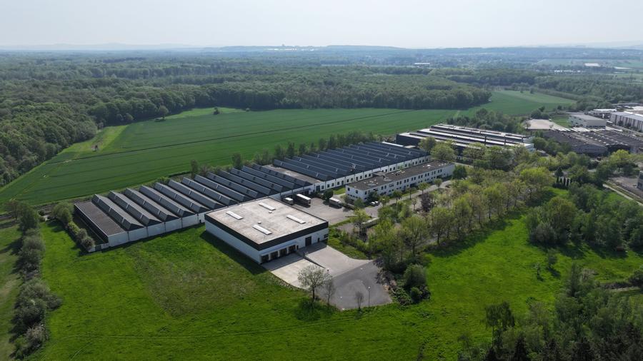 Ansicht der Firmengebäude