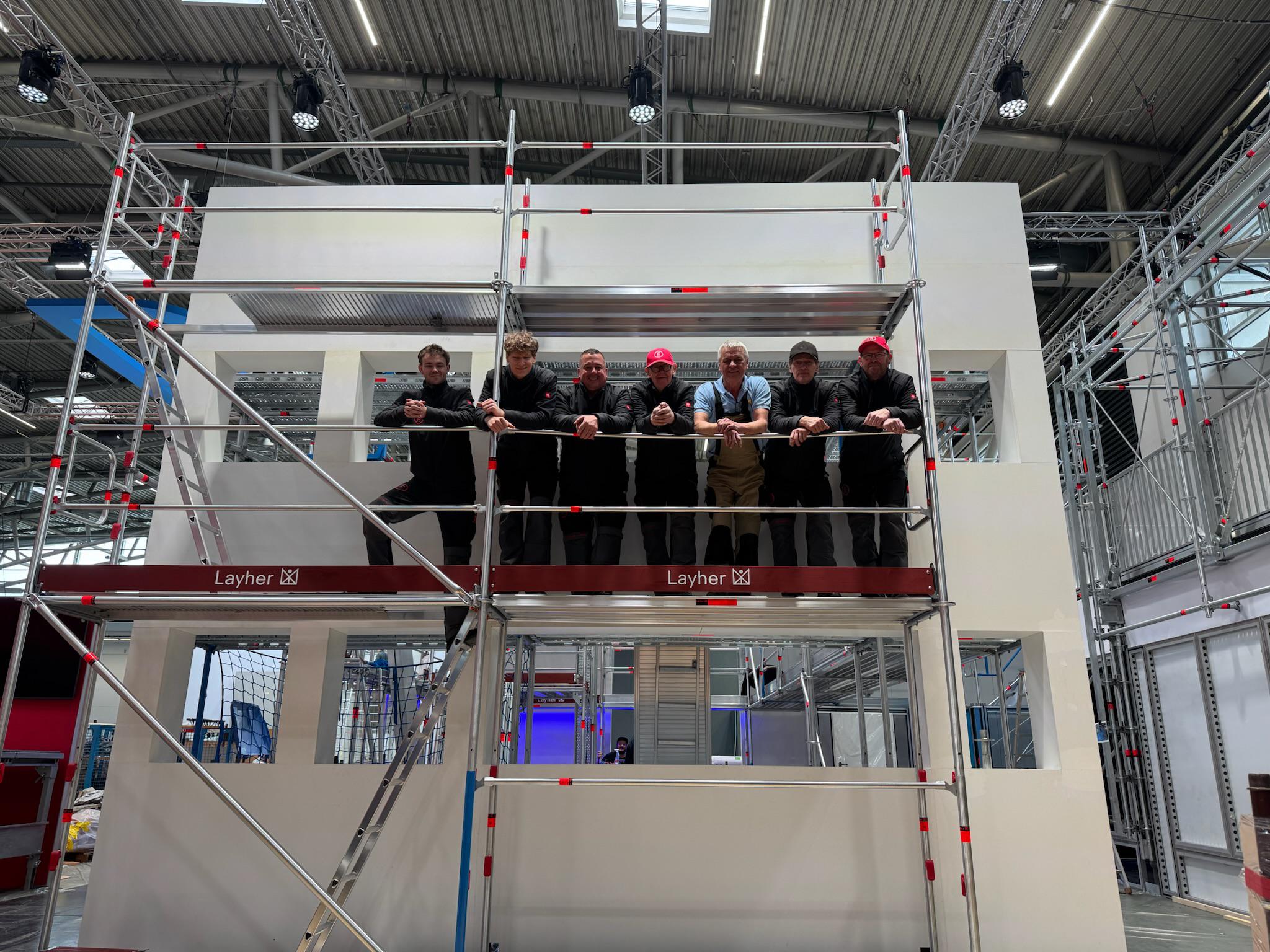 Gruppenfoto eines unserer Messeteams