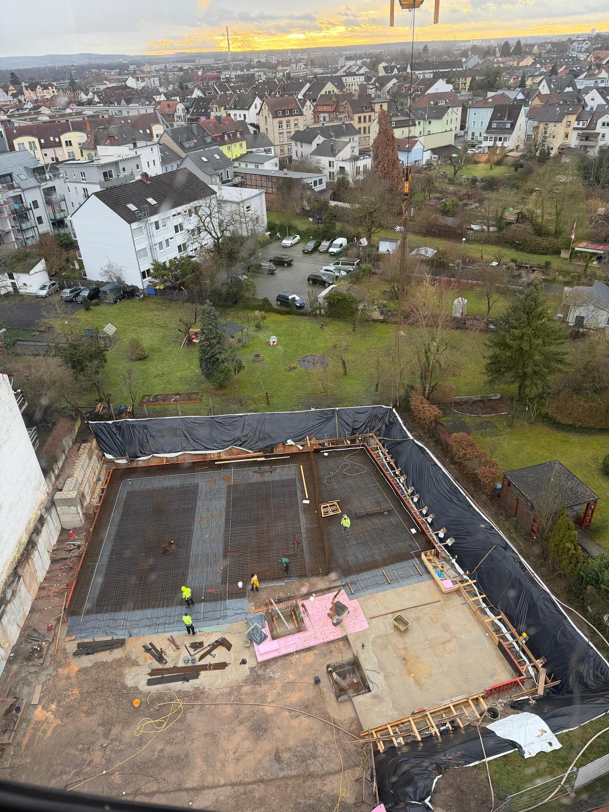 Bauvorhaben mit 34 Wohneinheiten und Tiefgarage