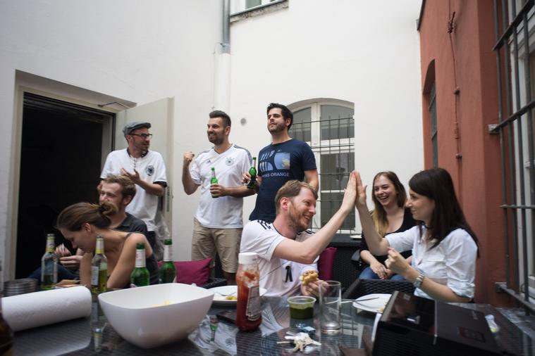 Teamevent Fußballschauen