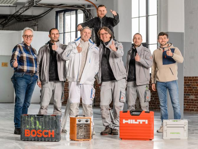 Daumen hoch für ein tolles Team!