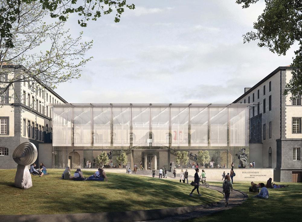 Neue Bibliothek im ehemaligen Hôtel-Dieu