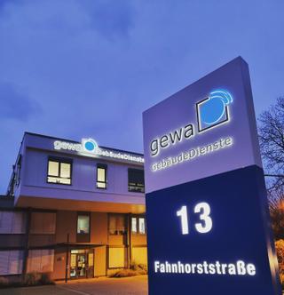 Die Zentrale der gewa Gebäudedienste