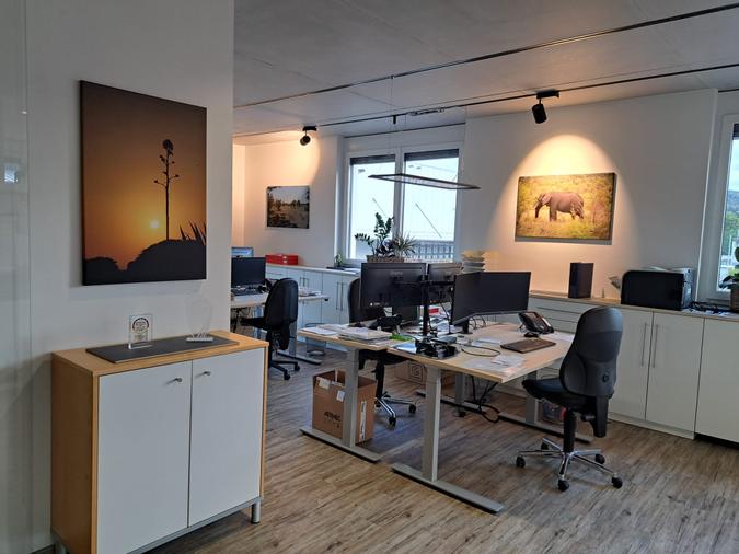 Blick ins Büro