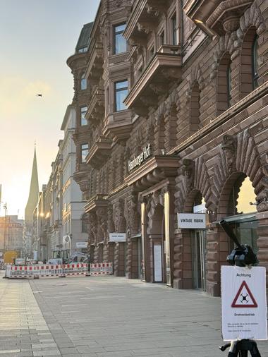 Drohne, Hotel Hamburg