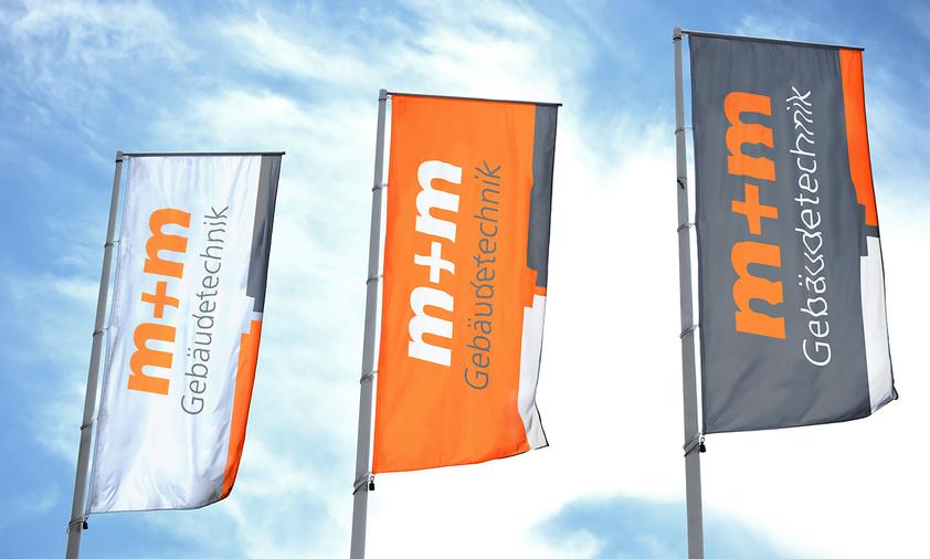 Fahnen m+m Gebäudetechnik GmbH