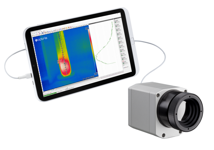 Infrarotkamera mit der Software PIX Connect